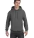 P170 Hanes® PrintPro®XP™ Comfortblend® Hooded in Smoke gray front view