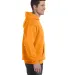 P170 Hanes® PrintPro®XP™ Comfortblend® Hooded in Safety orange side view