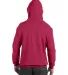 P170 Hanes® PrintPro®XP™ Comfortblend® Hooded in Heather red back view