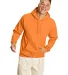 P170 Hanes® PrintPro®XP™ Comfortblend® Hooded in Tennessee orange front view