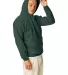 P170 Hanes® PrintPro®XP™ Comfortblend® Hooded in Athletic dk gren side view