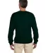F260 Hanes® PrintPro®XP™ Ultimate Cotton® Swe in Deep forest back view