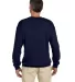 F260 Hanes® PrintPro®XP™ Ultimate Cotton® Swe in Navy back view