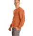 F260 Hanes® PrintPro®XP™ Ultimate Cotton® Swe in Pumpkin side view