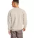 F260 Hanes® PrintPro®XP™ Ultimate Cotton® Swe in Sand back view