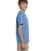 5370 Hanes® Heavyweight 50/50 Youth T-shirt in Carolina blue side view