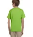 5370 Hanes® Heavyweight 50/50 Youth T-shirt in Lime back view