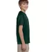 5370 Hanes® Heavyweight 50/50 Youth T-shirt in Deep forest side view