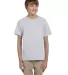 5370 Hanes® Heavyweight 50/50 Youth T-shirt in Ash front view
