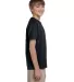 5370 Hanes® Heavyweight 50/50 Youth T-shirt in Black side view