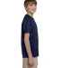 5370 Hanes® Heavyweight 50/50 Youth T-shirt in Navy side view