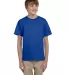 5370 Hanes® Heavyweight 50/50 Youth T-shirt in Deep royal front view
