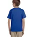 5370 Hanes® Heavyweight 50/50 Youth T-shirt in Deep royal back view