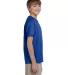 5370 Hanes® Heavyweight 50/50 Youth T-shirt in Deep royal side view