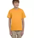 5370 Hanes® Heavyweight 50/50 Youth T-shirt in Gold front view
