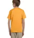 5370 Hanes® Heavyweight 50/50 Youth T-shirt in Gold back view