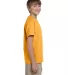 5370 Hanes® Heavyweight 50/50 Youth T-shirt in Gold side view