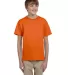 5370 Hanes® Heavyweight 50/50 Youth T-shirt in Orange front view