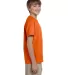 5370 Hanes® Heavyweight 50/50 Youth T-shirt in Orange side view