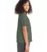 5370 Hanes® Heavyweight 50/50 Youth T-shirt in Heather green side view