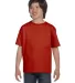 5380 Hanes® Youth Beefy®-T 5380 in Deep red front view