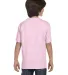 5380 Hanes® Youth Beefy®-T 5380 in Pale pink back view