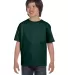5380 Hanes® Youth Beefy®-T 5380 in Deep forest front view