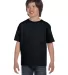 5380 Hanes® Youth Beefy®-T 5380 in Black front view