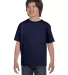 5380 Hanes® Youth Beefy®-T 5380 in Navy front view