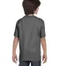 5380 Hanes® Youth Beefy®-T 5380 in Smoke gray back view