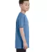 5450 Hanes® Authentic Tagless Youth T-shirt in Carolina blue side view