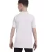 5450 Hanes® Authentic Tagless Youth T-shirt in Ash back view