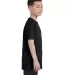5450 Hanes® Authentic Tagless Youth T-shirt in Black side view
