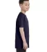 5450 Hanes® Authentic Tagless Youth T-shirt in Navy side view