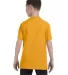 5450 Hanes® Authentic Tagless Youth T-shirt in Gold back view