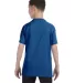 5450 Hanes® Authentic Tagless Youth T-shirt in Deep royal back view