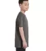 5450 Hanes® Authentic Tagless Youth T-shirt in Smoke gray side view