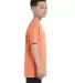 5450 Hanes® Authentic Tagless Youth T-shirt in Candy orange side view