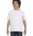 5480 Hanes® Heavyweight Youth T-shirt in White front view