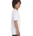 5480 Hanes® Heavyweight Youth T-shirt in White side view