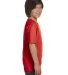 5480 Hanes® Heavyweight Youth T-shirt in Deep red side view