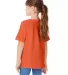 5480 Hanes® Heavyweight Youth T-shirt in Texas orange back view