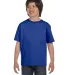 5480 Hanes® Heavyweight Youth T-shirt in Deep royal front view
