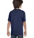 5480 Hanes® Heavyweight Youth T-shirt in Deep royal back view