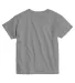 5480 Hanes® Heavyweight Youth T-shirt in Oxford gray back view