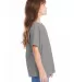 5480 Hanes® Heavyweight Youth T-shirt in Oxford gray side view