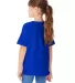 5480 Hanes® Heavyweight Youth T-shirt in Athletic royal back view