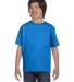 5480 Hanes® Heavyweight Youth T-shirt in Bluebell breeze front view