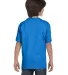 5480 Hanes® Heavyweight Youth T-shirt in Bluebell breeze back view