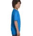 5480 Hanes® Heavyweight Youth T-shirt in Bluebell breeze side view